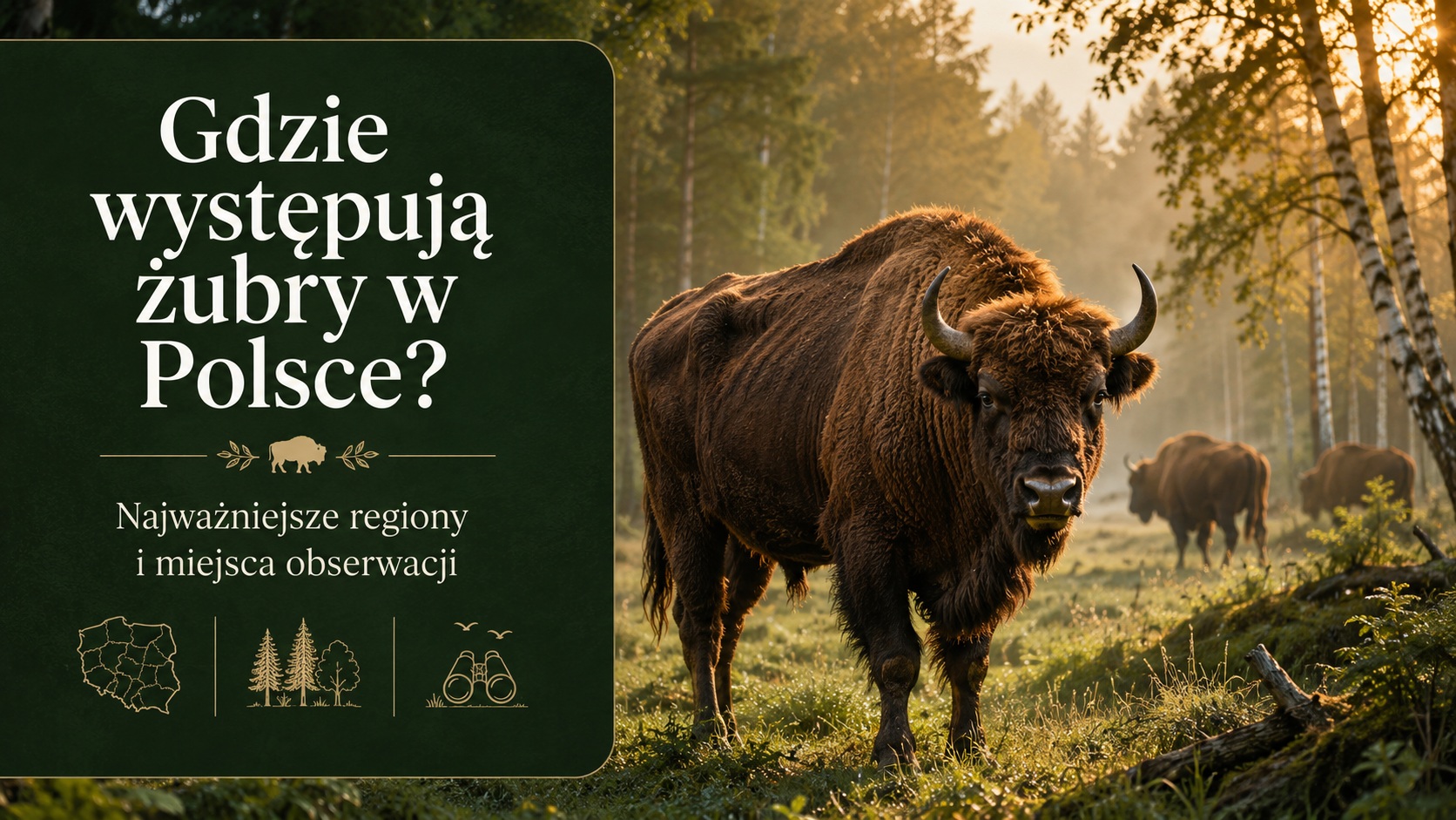 Gdzie występują żubry w Polsce