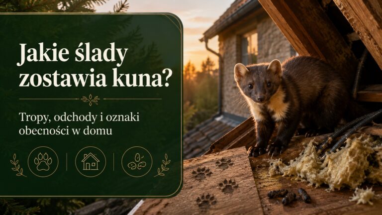 Jakie ślady zostawia kuna? Tropy, odchody i oznaki obecności w domu